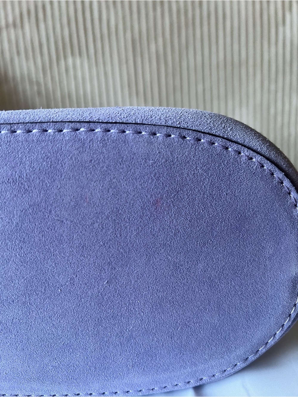 Coach Bleecker 21 Lavender Mist Suede Bucket Bag w/Wristlet - Picture 5 of 7